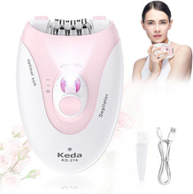 Load image into Gallery viewer, Electric Hair Removal Device Portable Home Epilator for Women Man Hair Remover With Light For Armpits And Legs Body Hair Travel

