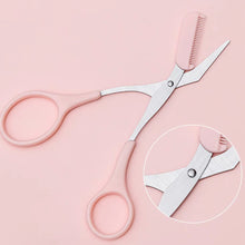 Load image into Gallery viewer, Safety For Beginners Eyebrow Trimmer Set Portable Eyebrow Scraper Eyebrow Clip Eyebrow Trimming Tool Set Makeup Beauty Tools
