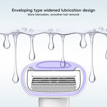 Load image into Gallery viewer, Manual Shaving Knife Women's Private Razor Armpit Bikini Body Hair Five-layer Hair Remover Shaving Knife Epilator Newbie Friendly
