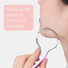 Load image into Gallery viewer, Epilator Manual Physical Hair Removal Spring Women's Hair Remover Facial Hair Removal Spring Face Remover Lip Hair Hair Remover Device Beauty Tool
