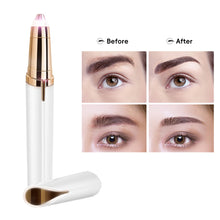 Load image into Gallery viewer, Electric Eyebrow Shaver Facial Hair Remover Portable Waterproof Lipstick Shaver Trimmer Hair Scraper Razors Nose Hair Trimming For Woman
