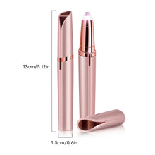 Load image into Gallery viewer, Electric Eyebrow Shaver Facial Hair Remover Portable Waterproof Lipstick Shaver Trimmer Hair Scraper Razors Nose Hair Trimming For Woman
