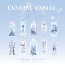 Load image into Gallery viewer, 10Pcs Pearlescent PVC Dream Series Bookmarks Fluorescent Kawaii Book Page Markers for Reading Ins Style Stationery Gift
