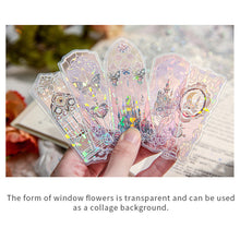 Load image into Gallery viewer, 10Pcs Pearlescent PVC Dream Series Bookmarks Fluorescent Kawaii Book Page Markers for Reading Ins Style Stationery Gift
