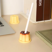 Load image into Gallery viewer, Creative Pudding Pen Holder Cute Desktop for Girls Caramel Pudding Jelly Small Ornament Birsday Gift for Student Kids
