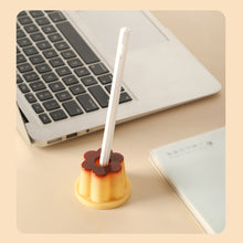 Load image into Gallery viewer, Creative Pudding Pen Holder Cute Desktop for Girls Caramel Pudding Jelly Small Ornament Birsday Gift for Student Kids
