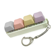 Load image into Gallery viewer, Button Keycap Fidget Keychain Pressable Keyboard Button Stress Relief Toy for Kids Adults Portable Gadget Creative Birthday Gift

