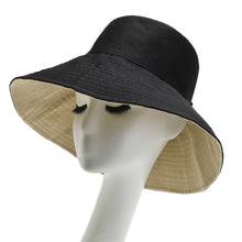 Load image into Gallery viewer, Double-Sided Fisherman Hat for Women Wide Brim Breathable Summer Sun Protection Hat Adjustable Chin Strap Outdoor Travel Daily Use

