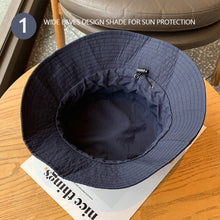 Load image into Gallery viewer, Waterproof Bucket HatFoldable Quick-Dry Outdoor Sun Hat for Men Women Adjustable Chin Strap Lightweight Travel Hiking Camping Beach
