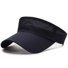 Load image into Gallery viewer, Breathable Mesh Summer Sun Hat for Men Women Adjustable Baseball Cap with Open Top Quick-Dry for Running Tennis Hiking Outdoor
