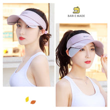 Load image into Gallery viewer, UV Protection Wide-Brim Baseball Cap with Adjustable Brim Open Top Design for Men Women Sun Hat for Outdoor Fishing Sports and Beach
