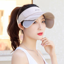 Load image into Gallery viewer, UV Protection Wide-Brim Baseball Cap with Adjustable Brim Open Top Design for Men Women Sun Hat for Outdoor Fishing Sports and Beach
