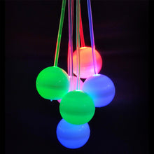 Load image into Gallery viewer, LED Glowing Cordless Jump Rope Luminous Ball Jump Rope Adjustable Length Portable Fitness Equipment For Fat Burning And Body Shaping
