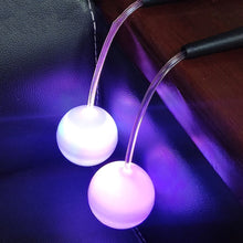 Load image into Gallery viewer, LED Glowing Cordless Jump Rope Luminous Ball Jump Rope Adjustable Length Portable Fitness Equipment For Fat Burning And Body Shaping
