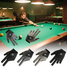 Load image into Gallery viewer, 1PC Professional Billiards Gloves For Left Hand Breathable Wear-Resistant Anti-Slip Snooker Gloves Billiards Supplies
