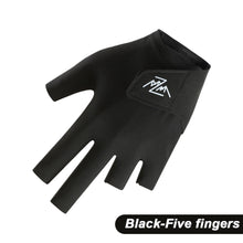 Load image into Gallery viewer, 1PC Professional Billiards Gloves For Left Hand Breathable Wear-Resistant Anti-Slip Snooker Gloves Billiards Supplies
