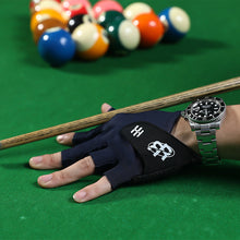 Load image into Gallery viewer, 1PC Professional Billiards Gloves For Left Hand High Elastic Pressurized Billiards Gloves Self-Adhesive Cloth Fixed Snooker Accessories
