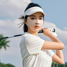 Load image into Gallery viewer, 1PC Half-Sided Butterfly-Wing Ice Silk Sun Protection Face Mask Outdoor Breathable Hanging Ear Golf Mask
