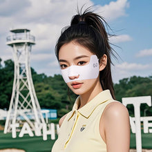 Load image into Gallery viewer, 1PC Half-Sided Butterfly-Wing Ice Silk Sun Protection Face Mask Outdoor Breathable Hanging Ear Golf Mask
