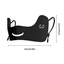 Load image into Gallery viewer, 1PC Half-Sided Butterfly-Wing Ice Silk Sun Protection Face Mask Outdoor Breathable Hanging Ear Golf Mask
