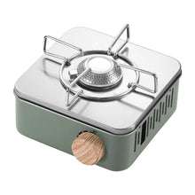Load image into Gallery viewer, Outdoor Camping Butane Stove Used With Gas Canister Portable BBQ Cooking Stove Adjustable Fire Gear With Storage Bag
