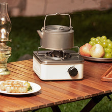 Load image into Gallery viewer, Outdoor Camping Butane Stove Used With Gas Canister Portable BBQ Cooking Stove Adjustable Fire Gear With Storage Bag
