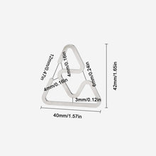 Load image into Gallery viewer, 1PC Outdoor Camping Stainless Steel Hooks Multi-Function Non-Slip Ultra-Light Triangular Hooks Camping Accessory
