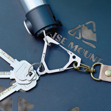 Load image into Gallery viewer, 1PC Outdoor Portable Stainless Steel Triangular Hook Multi-Functional Super Load-Bearing Keychain
