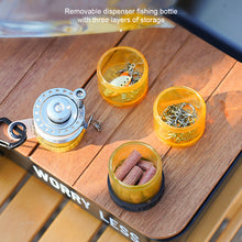 Load image into Gallery viewer, Multi-Functional Portable Fishing Bottle Outdoor Fishing Supplies Storage Box Detachable Design With Hanging Buckle
