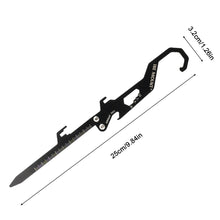 Load image into Gallery viewer, Foldable Swan-Shaped Mosquito Coil Ground Stake Multifunctional Outdoor Camping Stainless Steel Hook Bottle Opener Wrench Ruler
