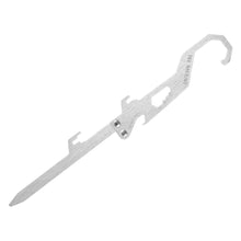 Load image into Gallery viewer, Foldable Swan-Shaped Mosquito Coil Ground Stake Multifunctional Outdoor Camping Stainless Steel Hook Bottle Opener Wrench Ruler
