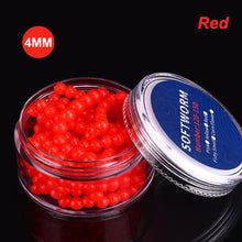 Load image into Gallery viewer, 1Box 2/3/4/5MM Suspended Beads For Teasing Fishing Strawberry Corn Scented TPR Lure Root Fishing Soft Bait For Upturned-Mouth Crucian Carp
