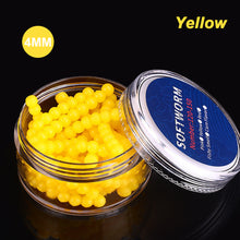 Load image into Gallery viewer, 1Box 2/3/4/5MM Suspended Beads For Teasing Fishing Strawberry Corn Scented TPR Lure Root Fishing Soft Bait For Upturned-Mouth Crucian Carp
