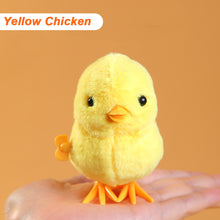 Load image into Gallery viewer, Plush Wind Up Chick Jumping Walking Hopping Cartoon Plush Chicken Clockwork Rabbit Walking Chicks Toys Baby Playing Toy
