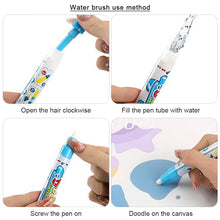 Load image into Gallery viewer, 100x80cm Magic Water Drawing Mat Coloring Doodle With Reusable Magic Pens Montessori Painting Board Educational Toys Kids Gifts
