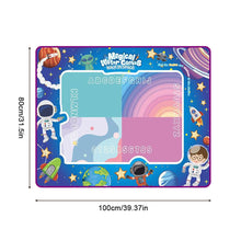 Load image into Gallery viewer, 100x80cm Magic Water Drawing Mat Coloring Doodle With Reusable Magic Pens Montessori Painting Board Educational Toys Kids Gifts
