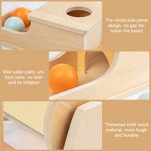 Load image into Gallery viewer, Montessori Wooden Toys Baby Coin Ball Busy Drum Color Shape Cognition Match Educational Training Sensory Toy Baby Teaching Aid Gifts
