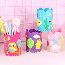 Load image into Gallery viewer, Kids DIY Craft Pencil Holder Educational Toys For Children Creative Handwork Pen Container Arts Crafts Toys Montessori Gift
