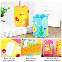 Load image into Gallery viewer, Kids DIY Craft Pencil Holder Educational Toys For Children Creative Handwork Pen Container Arts Crafts Toys Montessori Gift
