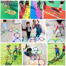 Load image into Gallery viewer, Plastic Outdoor Sport Toys Lattice Jump Ring Set Game Parent Child Interactive Early-education Teaching Aids Physical Training Toys
