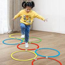 Load image into Gallery viewer, Plastic Outdoor Sport Toys Lattice Jump Ring Set Game Parent Child Interactive Early-education Teaching Aids Physical Training Toys
