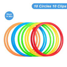 Load image into Gallery viewer, Plastic Outdoor Sport Toys Lattice Jump Ring Set Game Parent Child Interactive Early-education Teaching Aids Physical Training Toys
