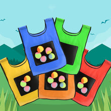 Load image into Gallery viewer, Children Sticky Jersey Vest Game Outdoor Sport Game Props Vest Waistcoat With Sticky Ball Throwing Toys For Kids Sports Toy
