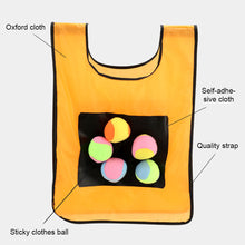 Load image into Gallery viewer, Children Sticky Jersey Vest Game Outdoor Sport Game Props Vest Waistcoat With Sticky Ball Throwing Toys For Kids Sports Toy
