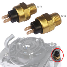 Load image into Gallery viewer, Motorcycle Water Temp Sensor Electric Radiator Coolant Temperature Thermostat Switch M14 M16 85℃ For ATV Quad Accessories
