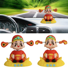 Load image into Gallery viewer, Car Dashboard Ornaments Gifts Cute Spring Shaking Head Decoration Car Center Console Auto Interior Accessories
