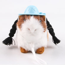 Load image into Gallery viewer, Pet Hamster Budgerigar Cockatiel Peony Parrot Bird Hat Funny Braid Hat Parrot Hat Small Animals Mini Hat Birds Toys
