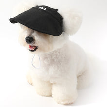 Load image into Gallery viewer, Spring Summer Pet Sun Hat for Cats and Dogs Breathable Fisherman Cap with Ear Holes Sun Protection and Shade for Outdoor Activities
