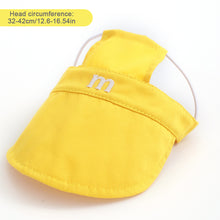 Load image into Gallery viewer, Spring Summer Pet Sun Hat for Cats and Dogs Breathable Fisherman Cap with Ear Holes Sun Protection and Shade for Outdoor Activities
