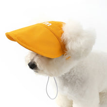 Load image into Gallery viewer, Spring Summer Pet Sun Hat for Cats and Dogs Breathable Fisherman Cap with Ear Holes Sun Protection and Shade for Outdoor Activities
